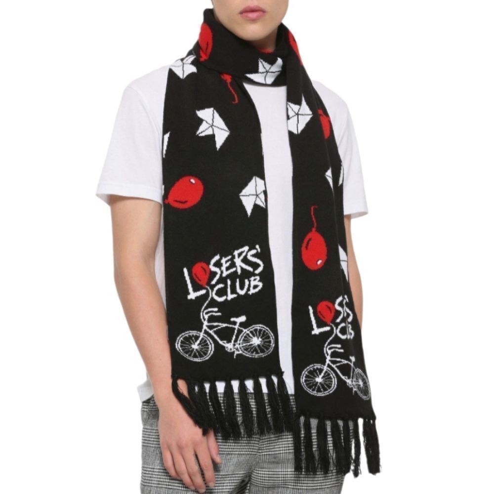 IT Loser Club Pennywise Scarf